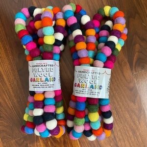 Felted Wool Garland